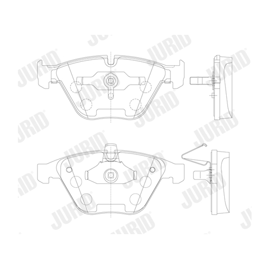 571990J - Brake Pad Set, disc brake 