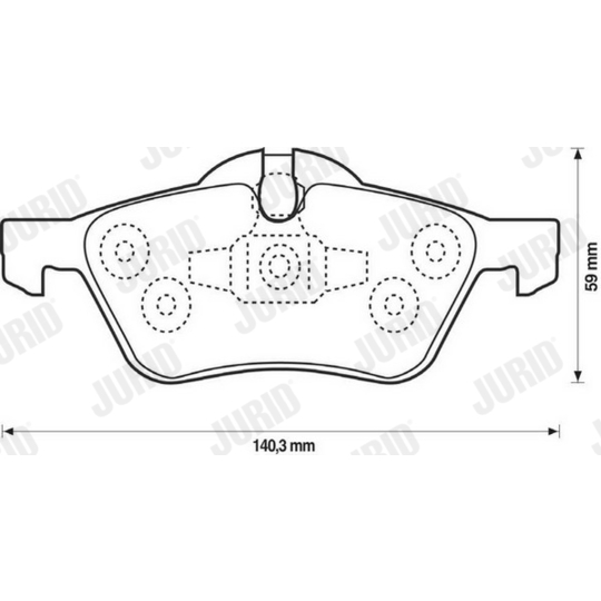 571992JC - Brake Pad Set, disc brake 