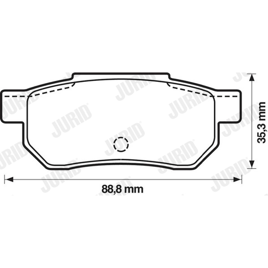 572135J - Brake Pad Set, disc brake 