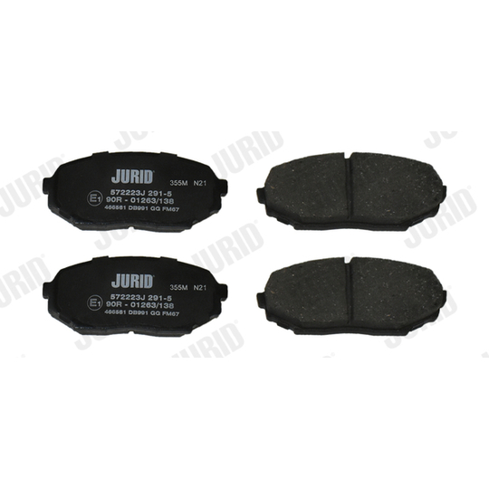 572223J - Brake Pad Set, disc brake 