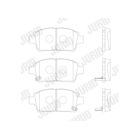572405J - Brake Pad Set, disc brake 