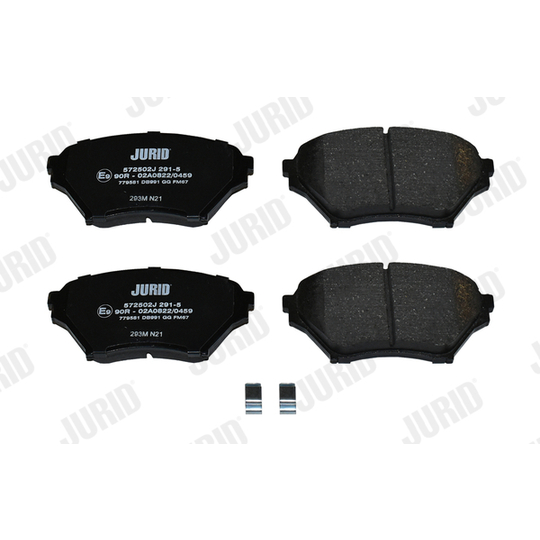 572502J - Brake Pad Set, disc brake 