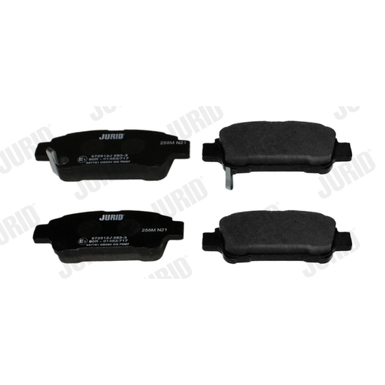 572512J - Brake Pad Set, disc brake 