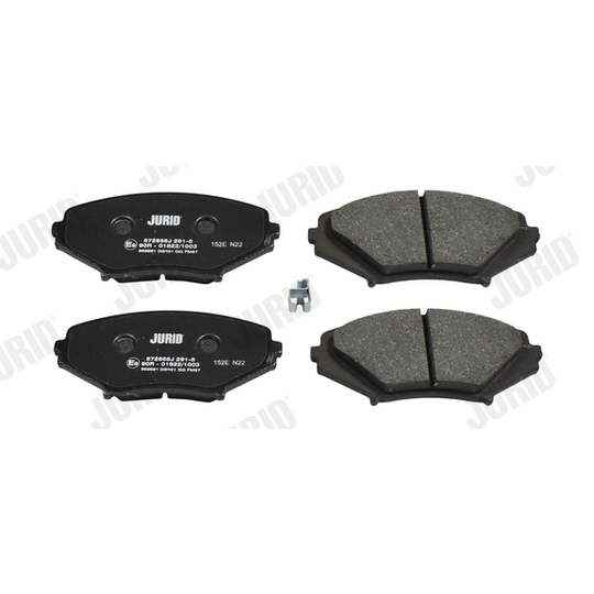 572555J - Brake Pad Set, disc brake 