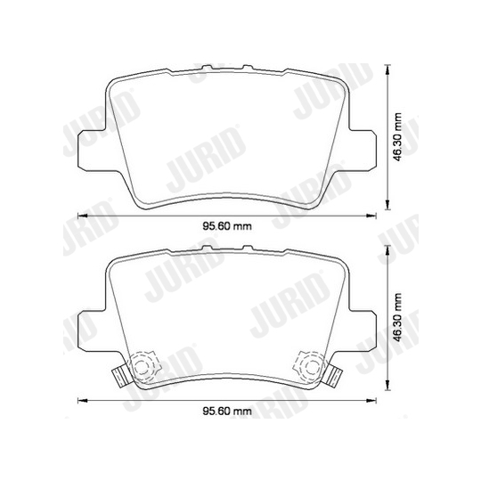 572580JC - Brake Pad Set, disc brake 