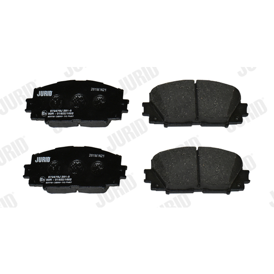 572578J - Brake Pad Set, disc brake 