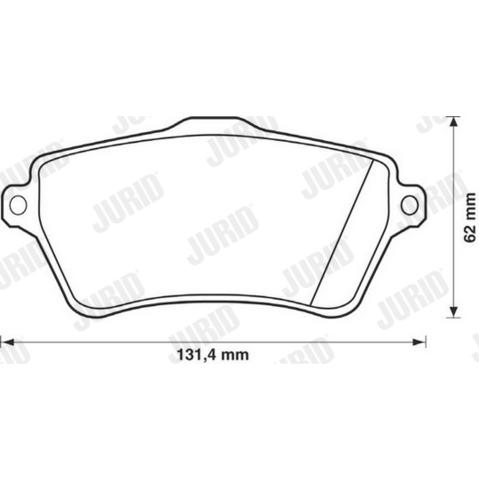 573102JC - Brake Pad Set, disc brake 