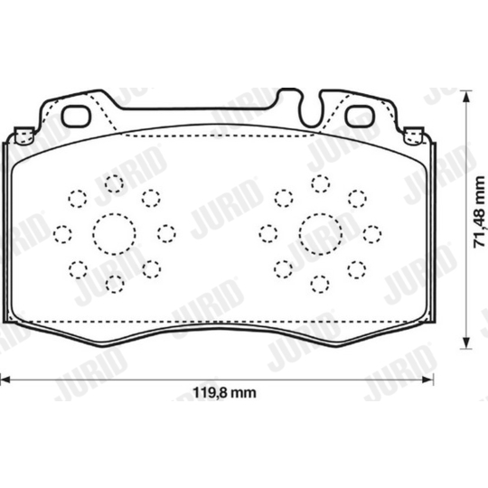 573092JC - Brake Pad Set, disc brake 