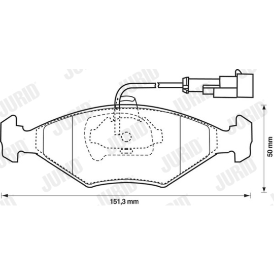 573109J - Brake Pad Set, disc brake 