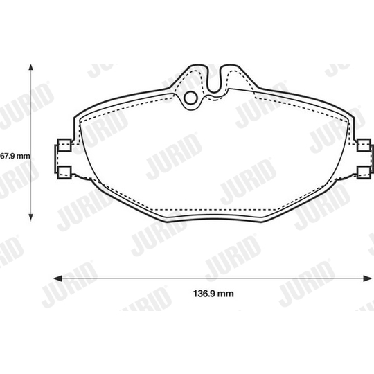 573091J - Brake Pad Set, disc brake 