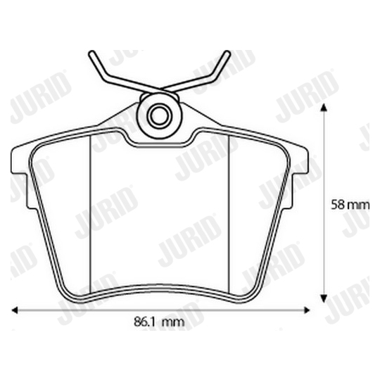 573133JC - Brake Pad Set, disc brake 