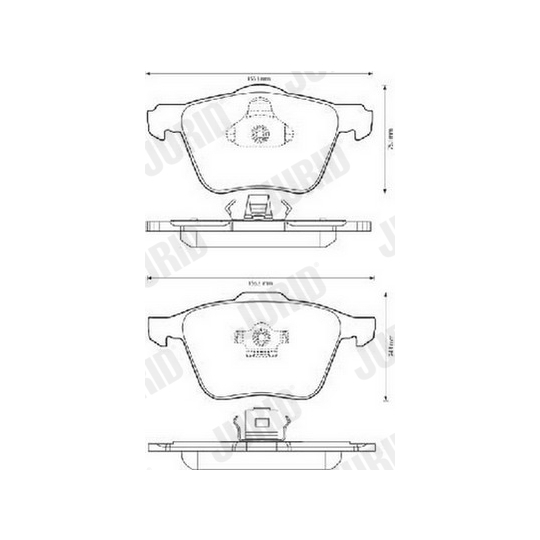 573143J - Brake Pad Set, disc brake 