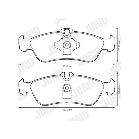 573191J - Brake Pad Set, disc brake 