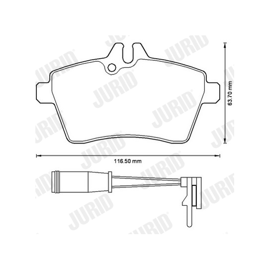 573226J - Brake Pad Set, disc brake 
