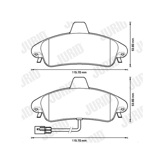 573214J - Brake Pad Set, disc brake 