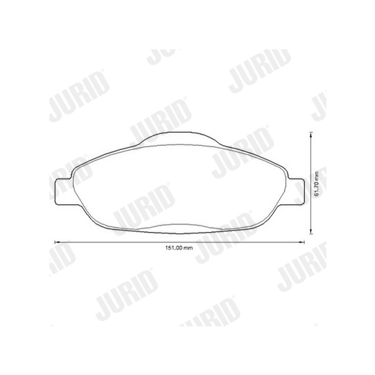 573241J - Brake Pad Set, disc brake 