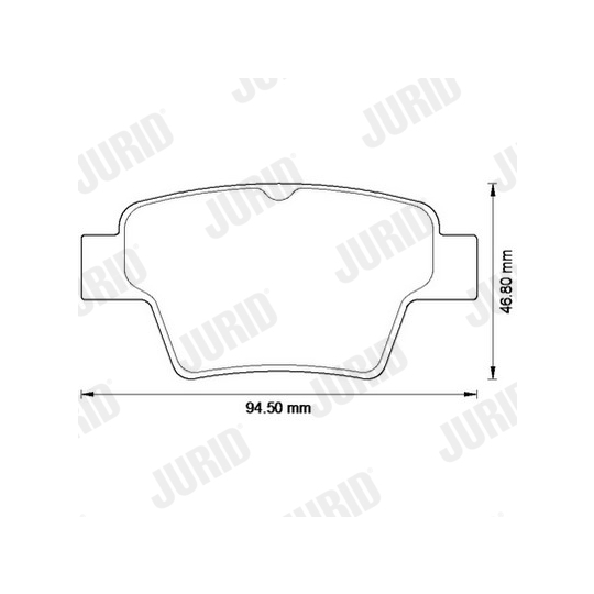 573235JC - Brake Pad Set, disc brake 