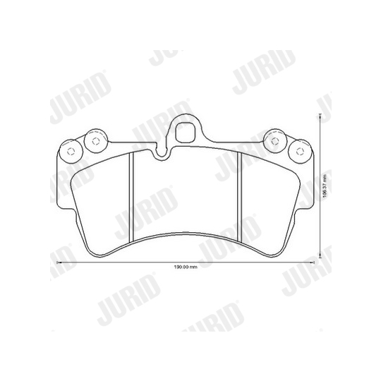 573282JC - Brake Pad Set, disc brake 