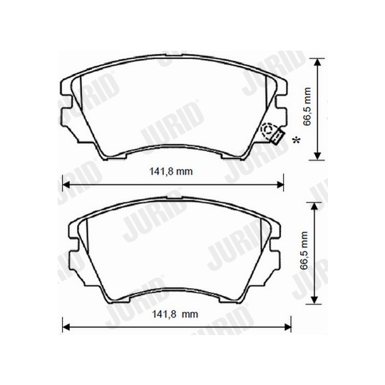 573270JC - Brake Pad Set, disc brake 