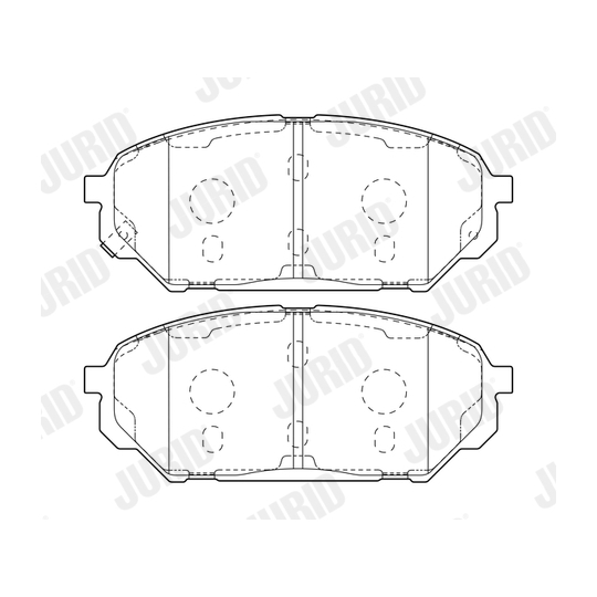 573394J - Brake Pad Set, disc brake 