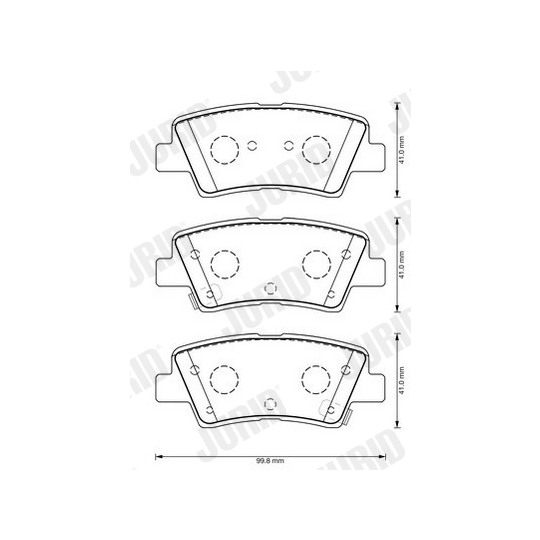 573369J - Brake Pad Set, disc brake 