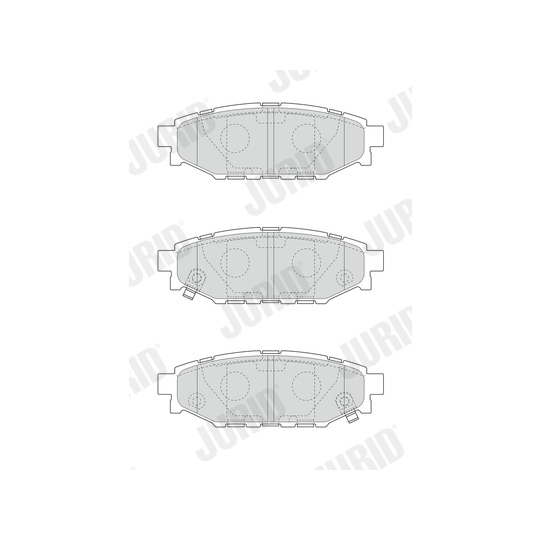 573380J - Brake Pad Set, disc brake 