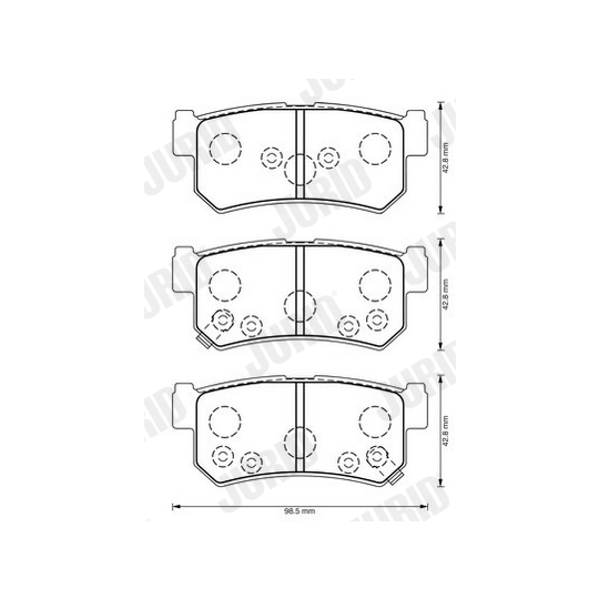 573377J - Brake Pad Set, disc brake 