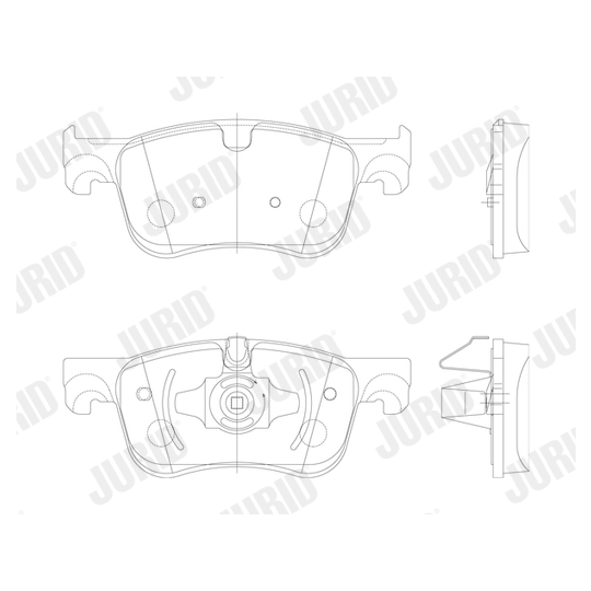 573604J - Brake Pad Set, disc brake 