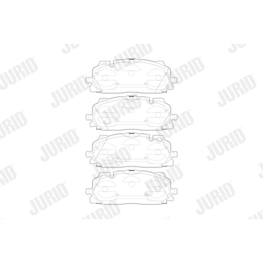 573773J - Brake Pad Set, disc brake 