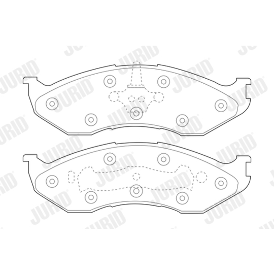 573713J - Brake Pad Set, disc brake 
