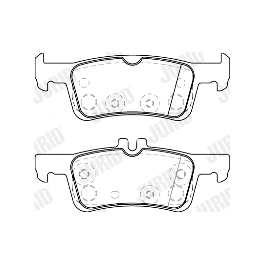 573872J - Brake Pad Set, disc brake 