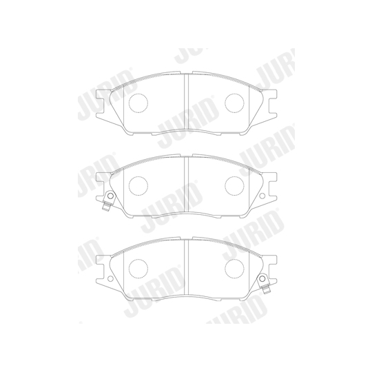 574048J - Brake Pad Set, disc brake 
