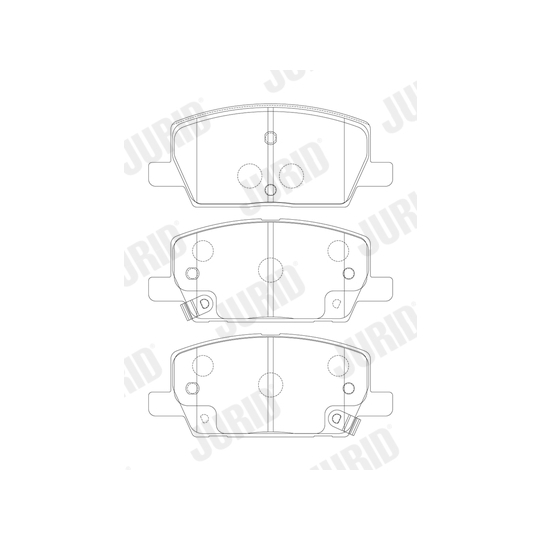 574050J - Brake Pad Set, disc brake 