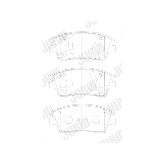 574012J - Brake Pad Set, disc brake 