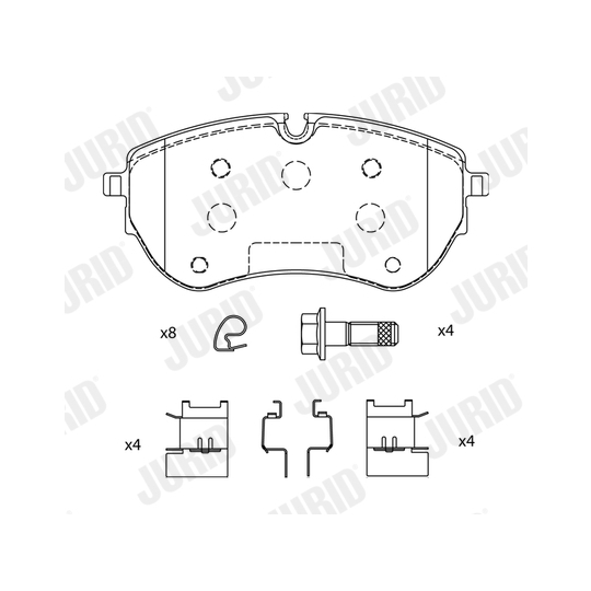 574046J - Brake Pad Set, disc brake 