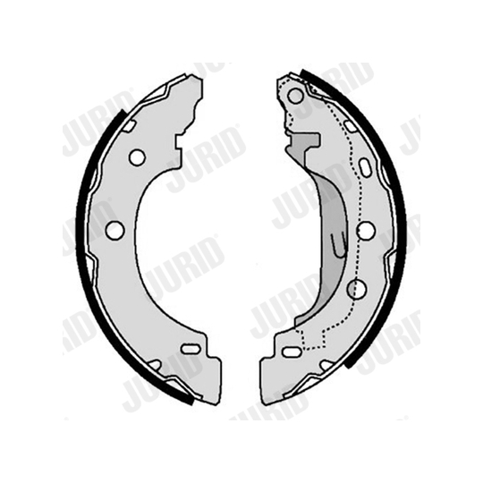 362363J - Brake Shoe Set 