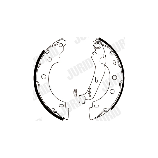 362363J - Brake Shoe Set 