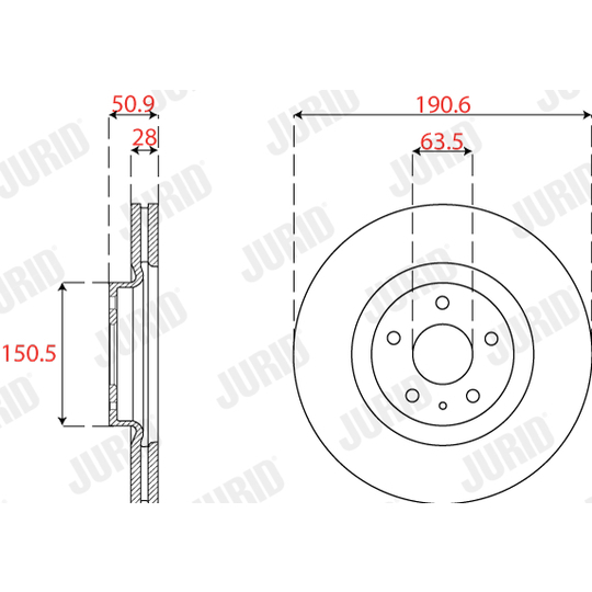 563278JC - Brake Disc 