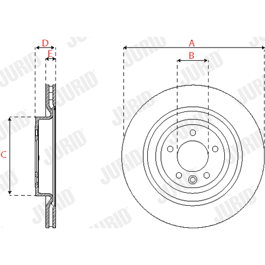 563250JC-1 - Brake Disc 