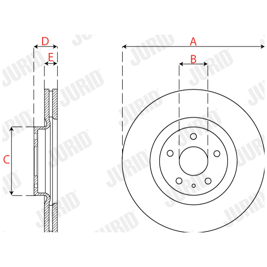 563278JC - Brake Disc 