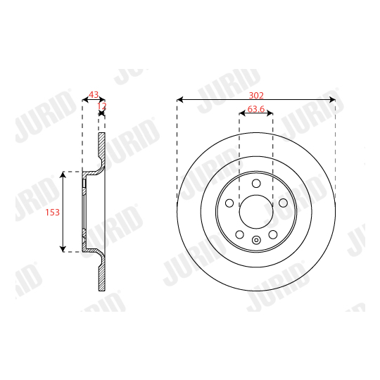 563294JC - Brake Disc 