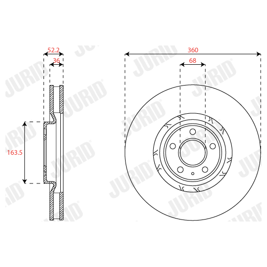 563455JC-1 - Bromsskiva 