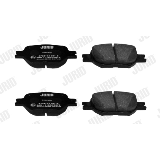 572517J - Brake Pad Set, disc brake 