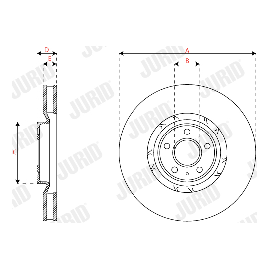 563455JC-1 - Brake Disc 