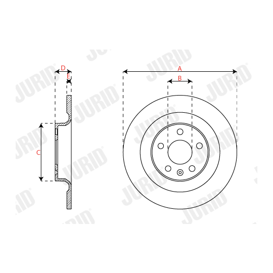 563294JC - Brake Disc 