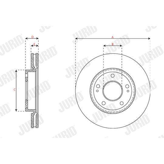 563576JC - Brake Disc 