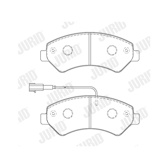 573849J - Brake Pad Set, disc brake 