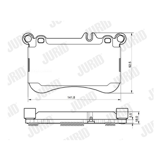 573356J - Brake Pad Set, disc brake 