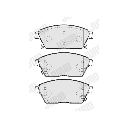 573325J - Brake Pad Set, disc brake 