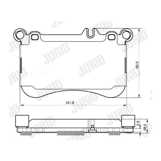 573356J - Brake Pad Set, disc brake 